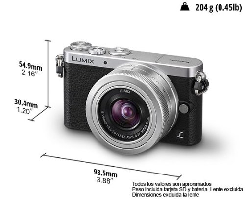 Panasonic Lumix GM1 Digital Camera Compact 16 Megapixel WLAN Black